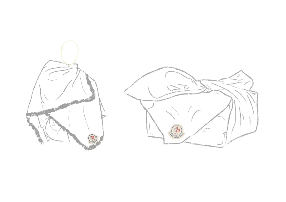 Moncler — Écharpe Réversible